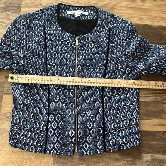 Diane von Furstenberg Buckley Tweed Jacket size 2 - Picture 6 of 12